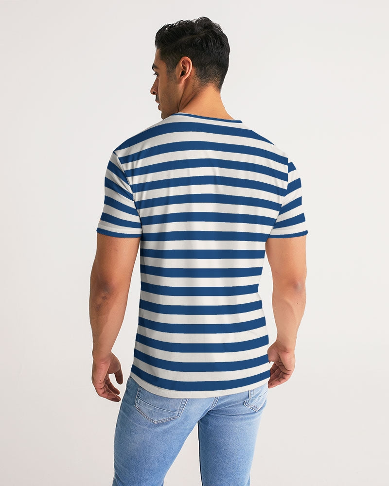 Classic Vluxe Navy Stripe Men's Tee