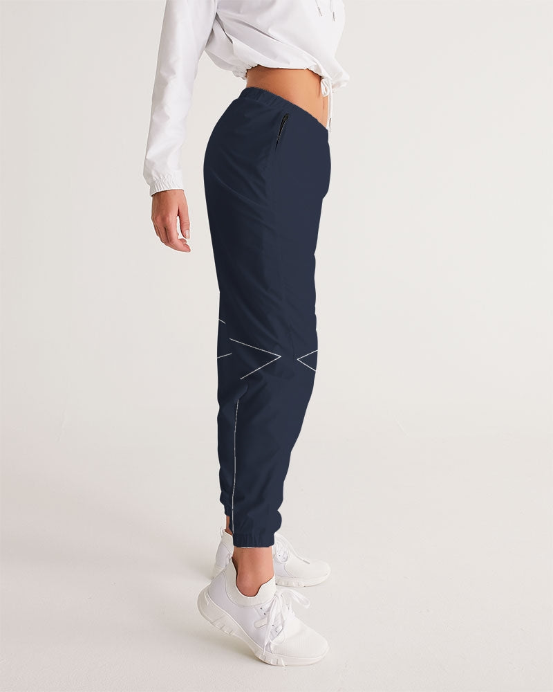 Lucky Lime Navy Geometric Women's Track Pants