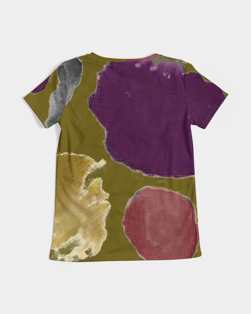 Splash Olive Women's V-Neck Tee | Always Get Lucky