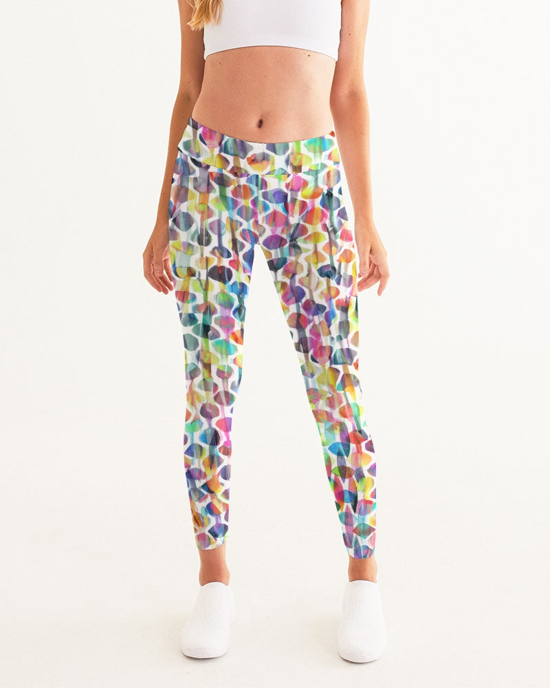 Vieste Women's All-Over Print Yoga Pants