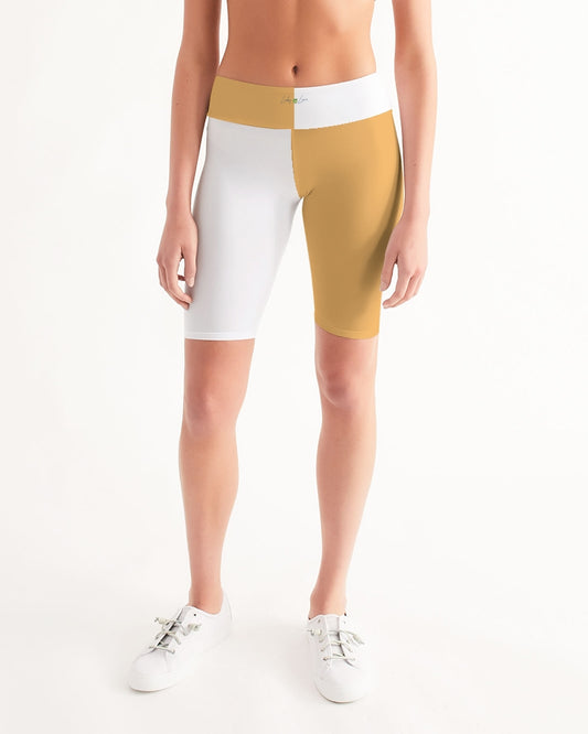 Blocks Women's Mid-Rise Bike Shorts