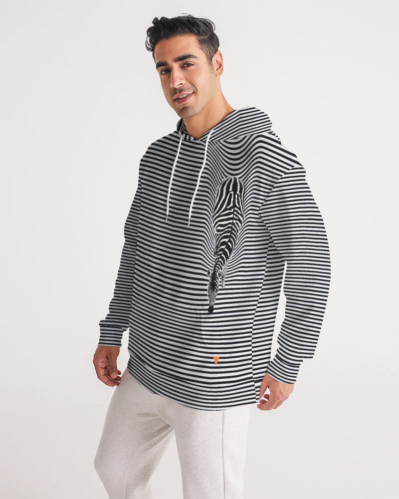 Zebra Men's Hoodie Always Get Lucky