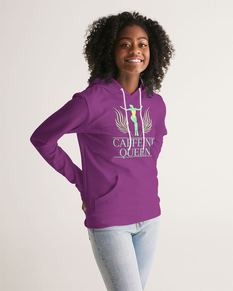 Caffeine Queen Purple Women's Hoodie