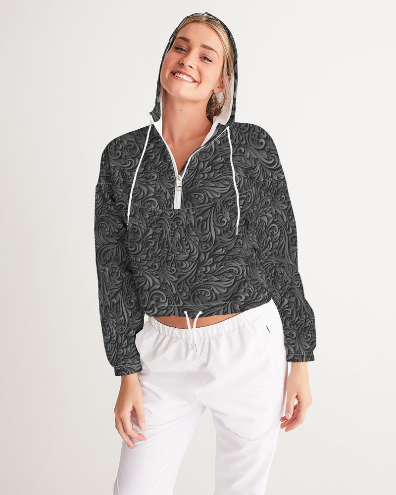 Massara Women's Cropped Windbreaker | Always Get Lucky