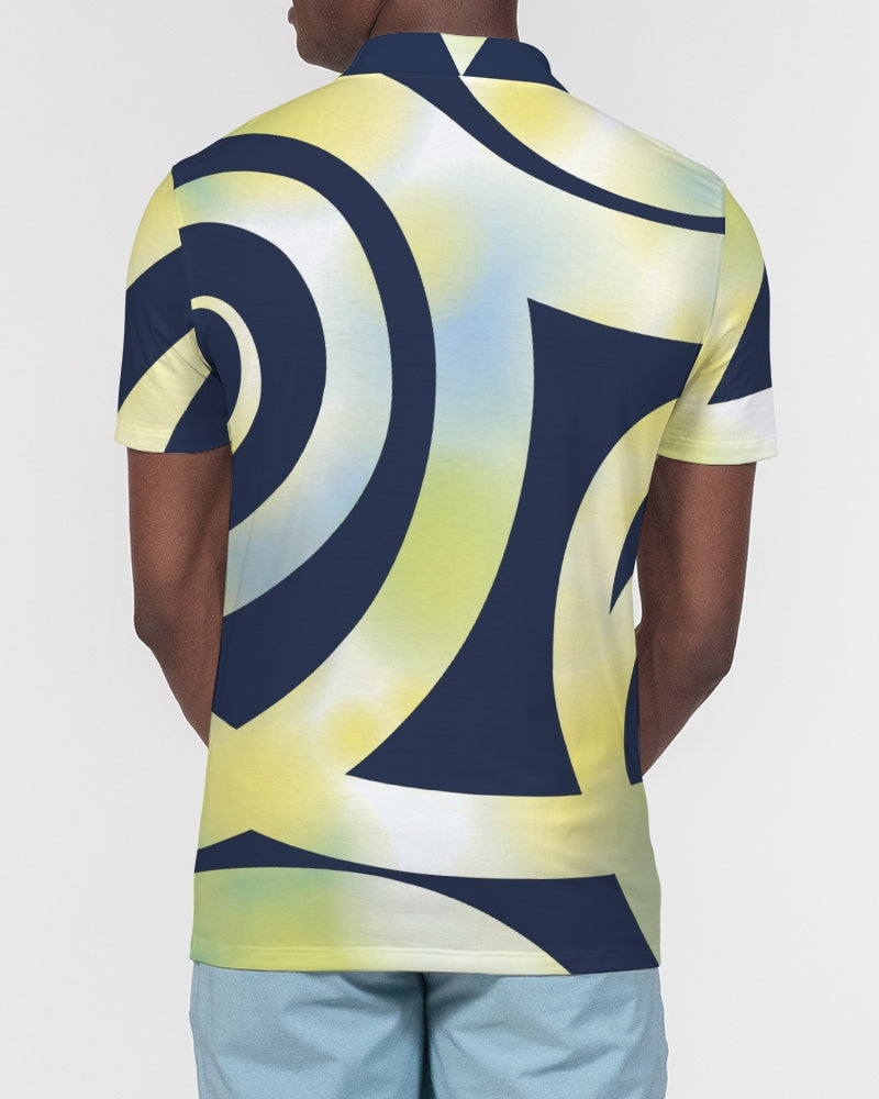 Ribbon Men's Slim Fit Short Sleeve Polo from Vluxe by Lucky Nahum