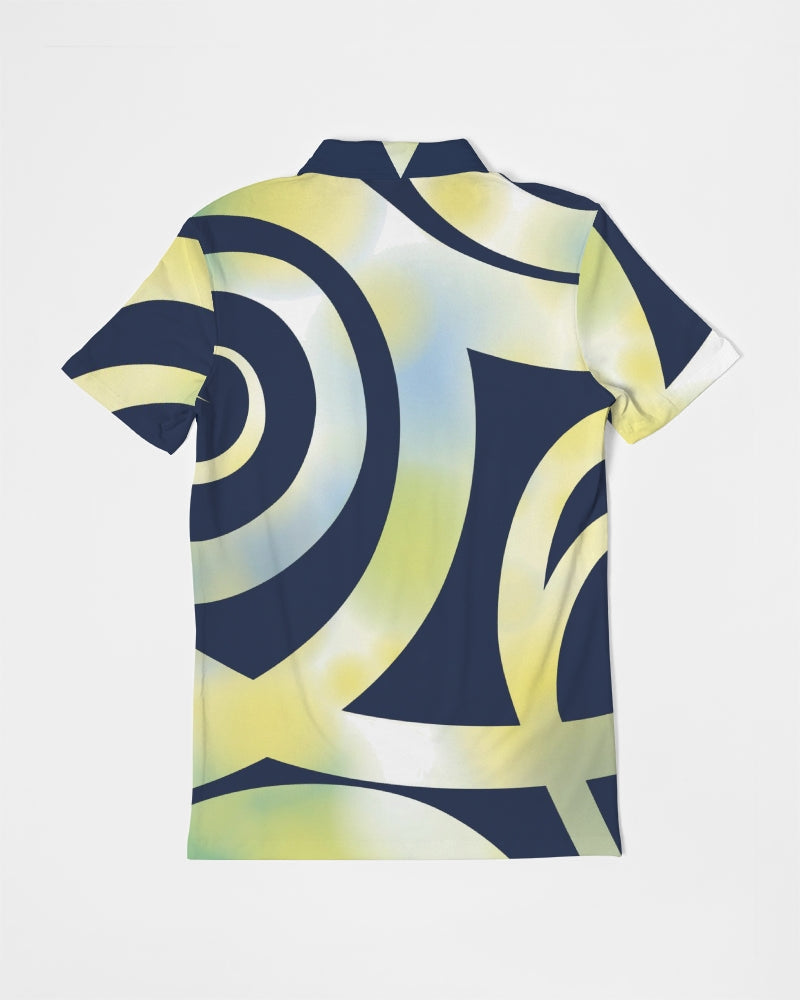 Ribbon Men's Slim Fit Short Sleeve Polo from Vluxe by Lucky Nahum