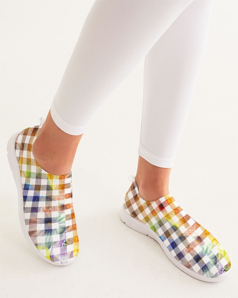 Fantasy Check Women's Slip-On Flyknit Shoe