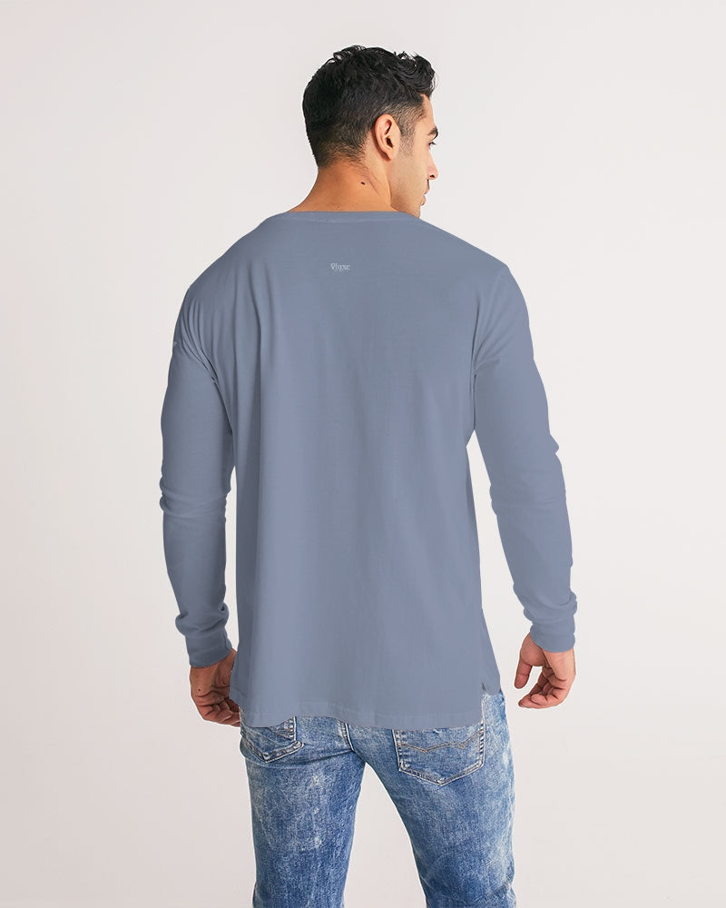 Solid State Of Mind Slate Men's Long Sleeve Tee