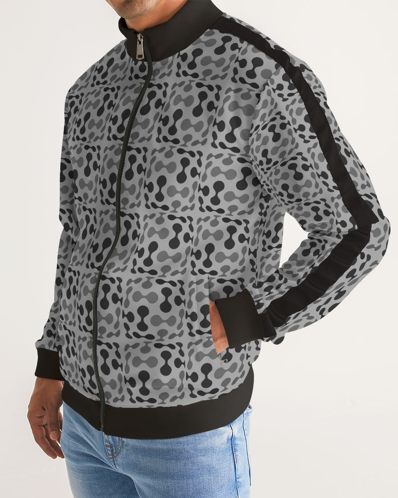 Camo Boom Men's Stripe-Sleeve Track Jacket