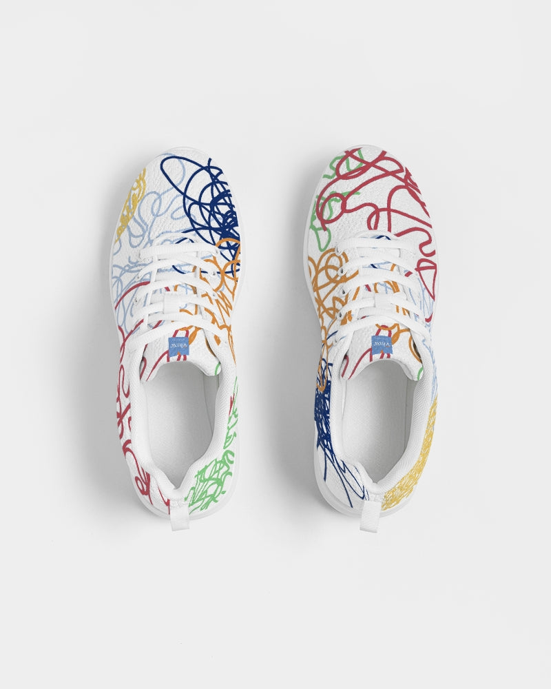 Lucky Scribble White Men's Athletic Shoe
