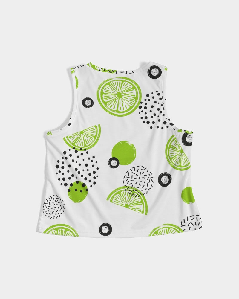 Lime-et-less Women's Cropped Tank