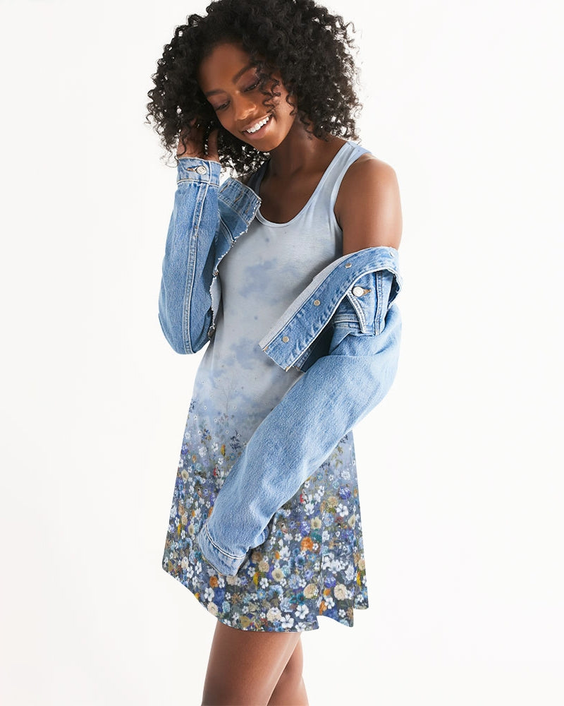 Floral Heavens Women's Racerback Dress | Always Get Lucky