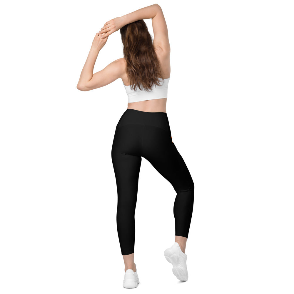 Astral Black Leggings With Pockets