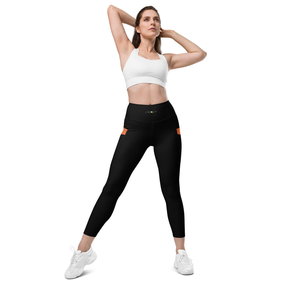 Astral Black Leggings With Pockets