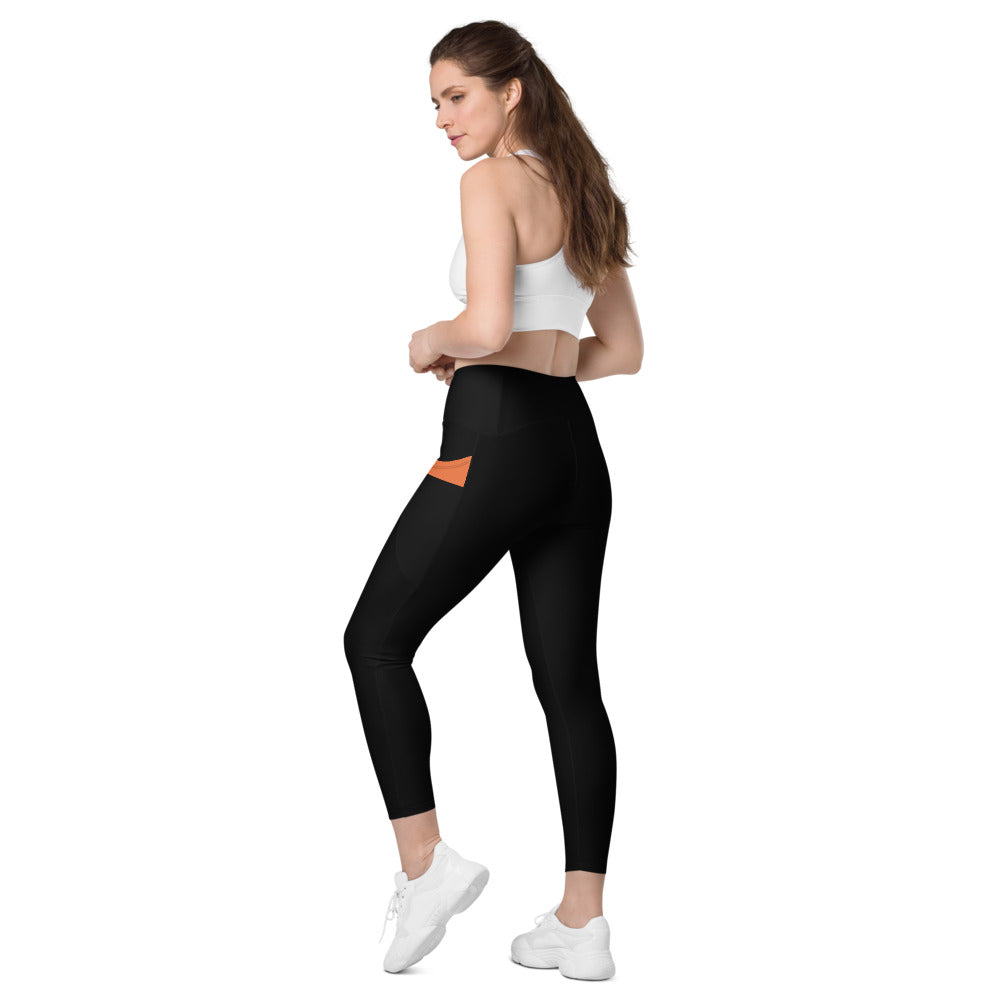 Astral Black Leggings With Pockets