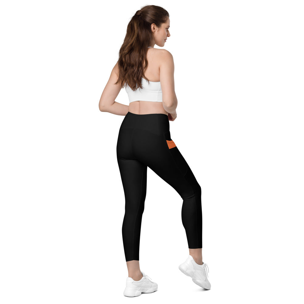Astral Black Leggings With Pockets