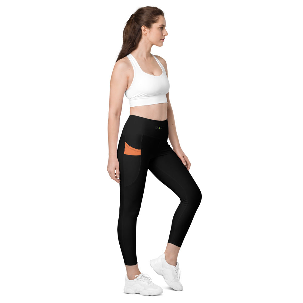 Astral Black Leggings With Pockets