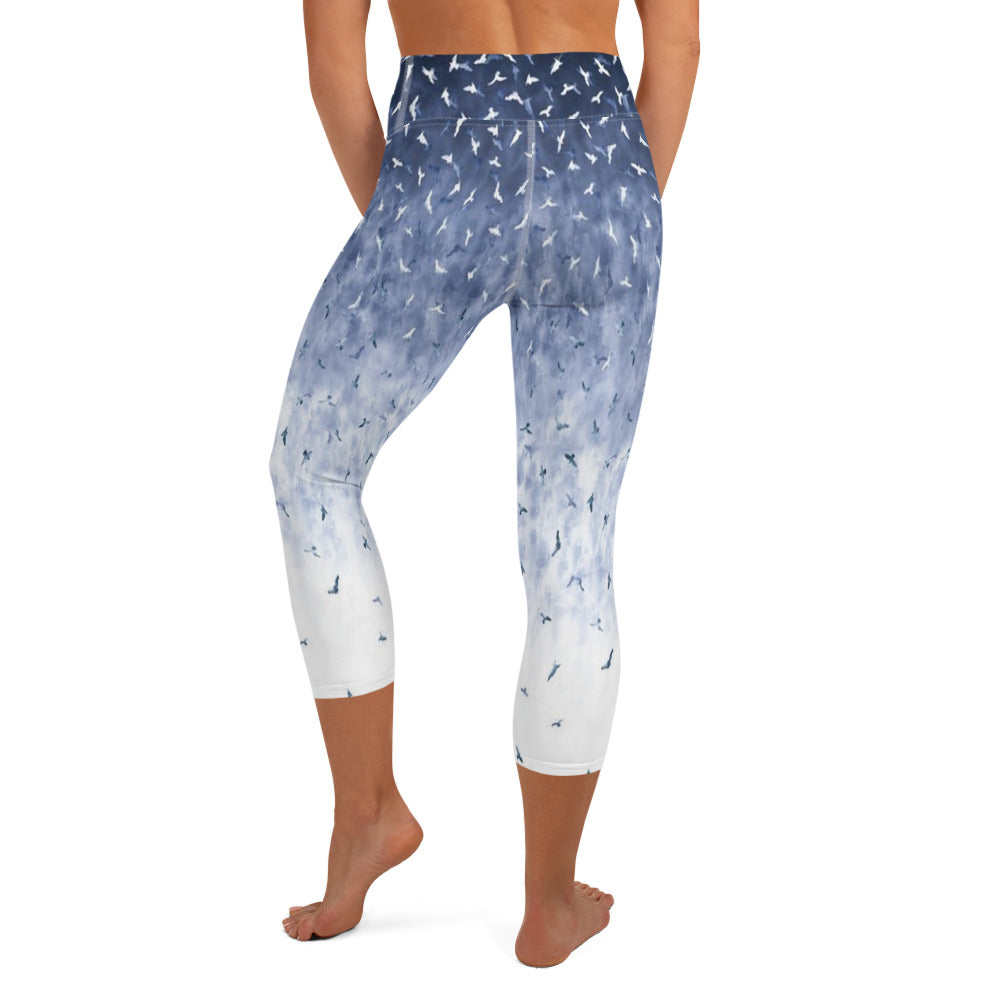 Birds Of A Feather Yoga Capri Leggings