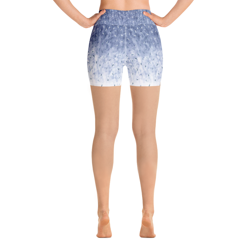 Birth Of A Feather Yoga Shorts