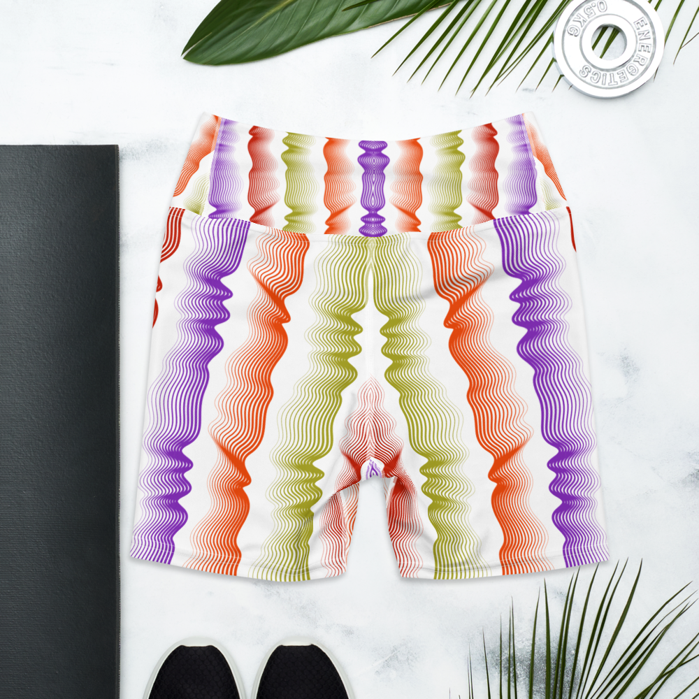 Squiggles Yoga Shorts