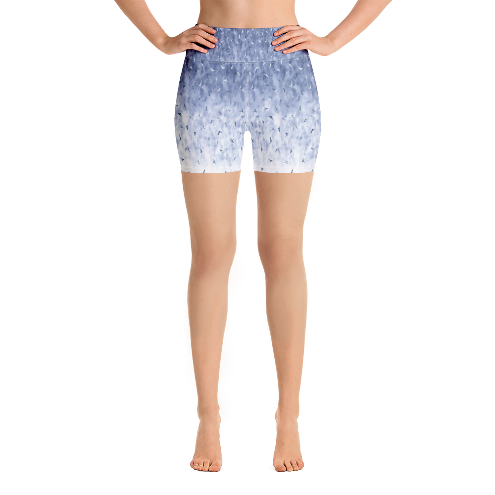 Birth Of A Feather Yoga Shorts