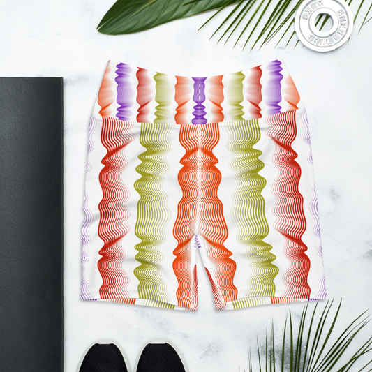 Squiggles Yoga Shorts