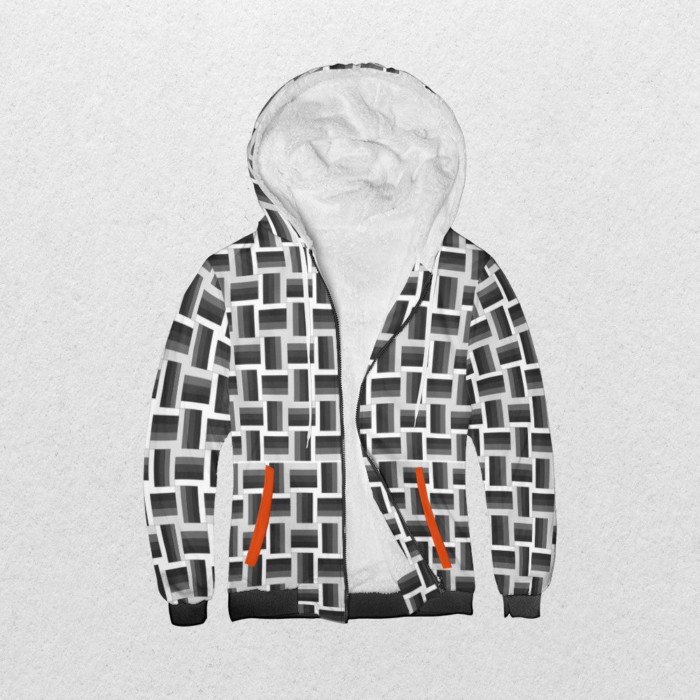 Men's Optical Fleece Zip Hoodie | Always Get Lucky