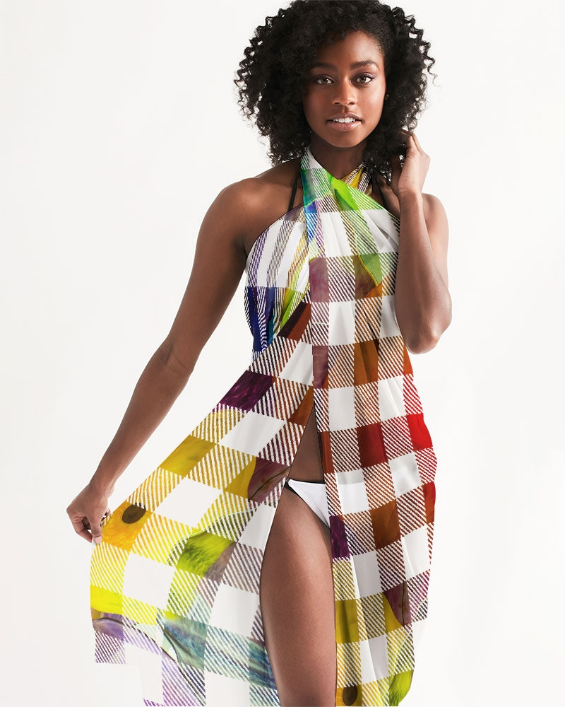 Fantasy Check Swim Cover Up