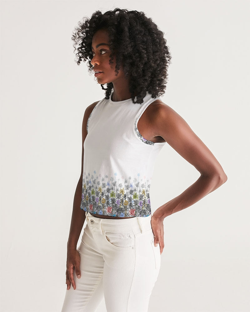 Tropical Winds Women's Cropped Tank