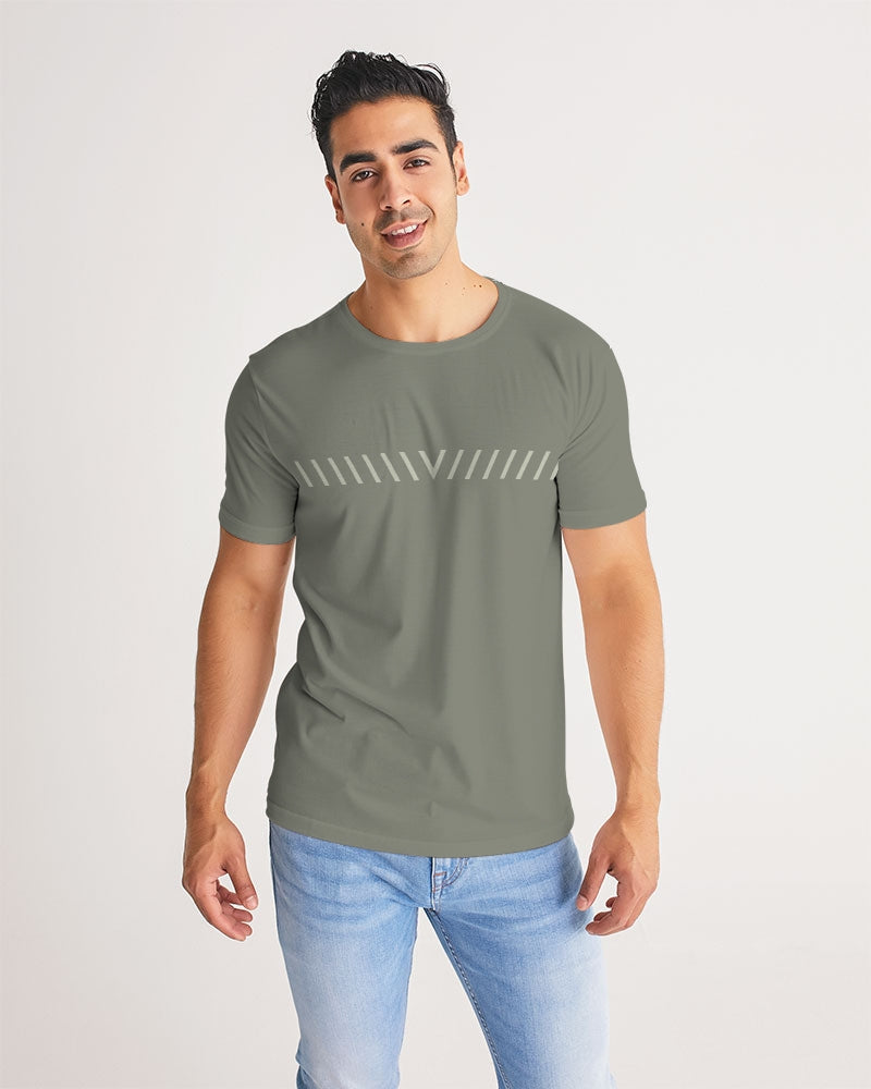 Solid State Of Mind V Olive Men's Tee  | Always Get Lucky