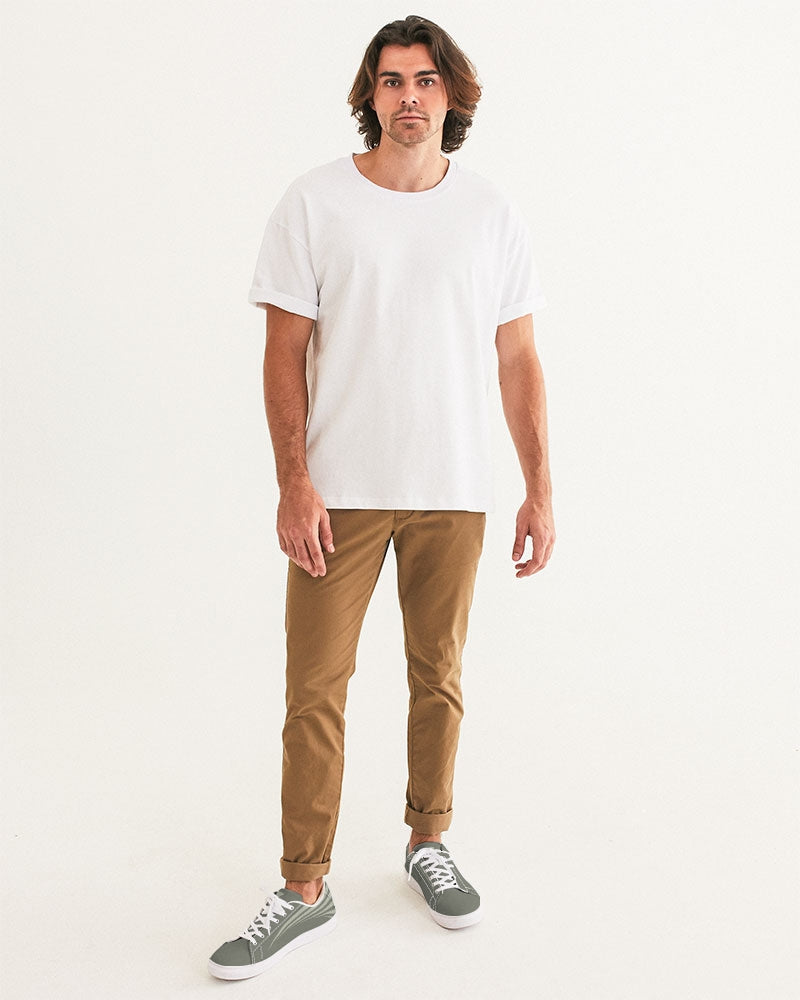 Solid State Of Mind Olive Men's Faux-Leather Sneaker