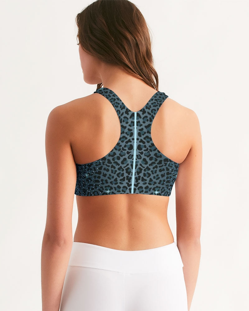 Leopard Nights Women's Seamless Sports Bra