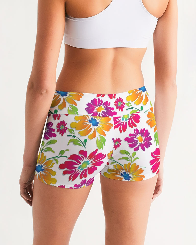 Sum Sum Summertime Women's Mid-Rise Yoga Shorts | Always Get Lucky