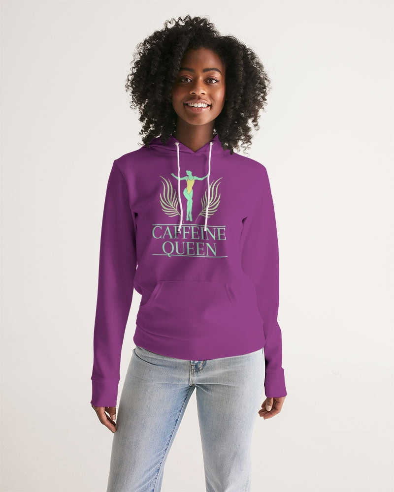 Caffeine Queen Purple Women's Hoodie
