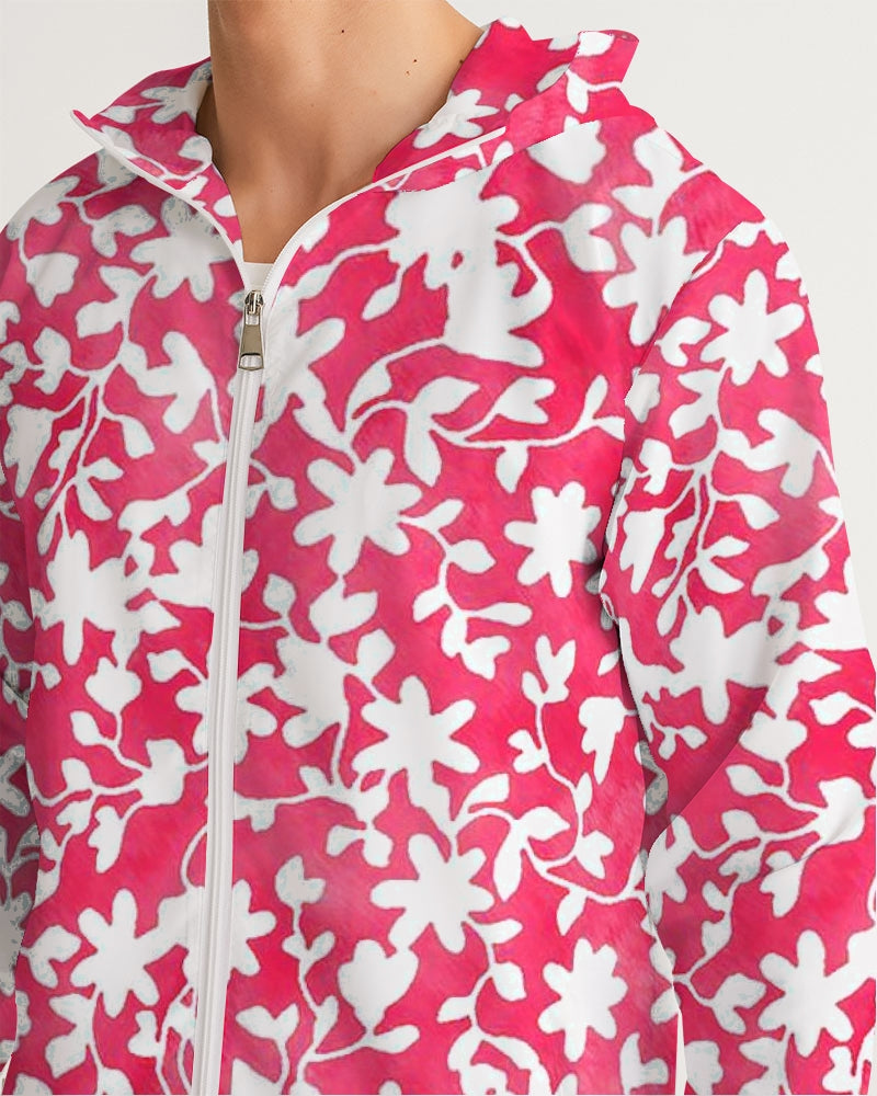 Camo Flower Flame Men's Windbreaker