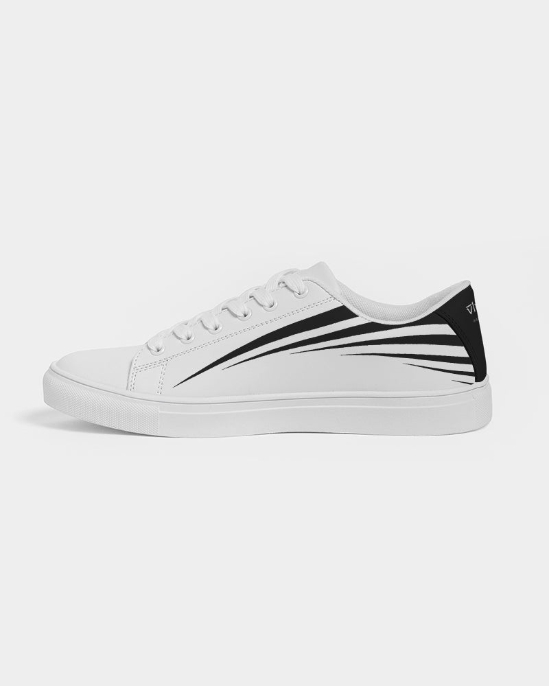 Fly High Black Men's Faux-Leather Sneaker | Always Get Lucky