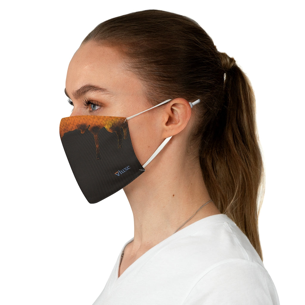Dripped Coffee Double Layer Fabric Face Mask from Vluxe by Lucky Nahum
