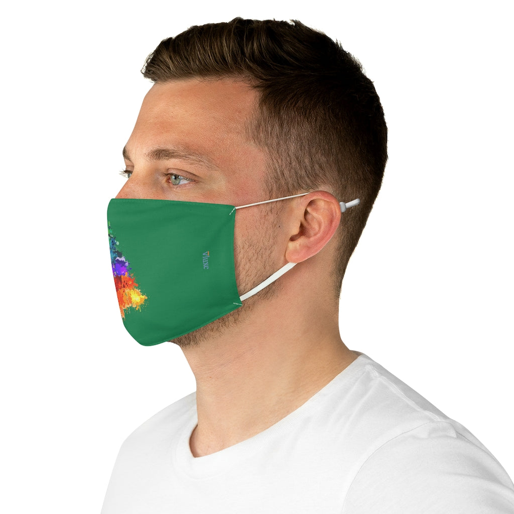 Christmas Tree Green Double Layer Fabric Face Mask from Vluxe by Lucky Nahum