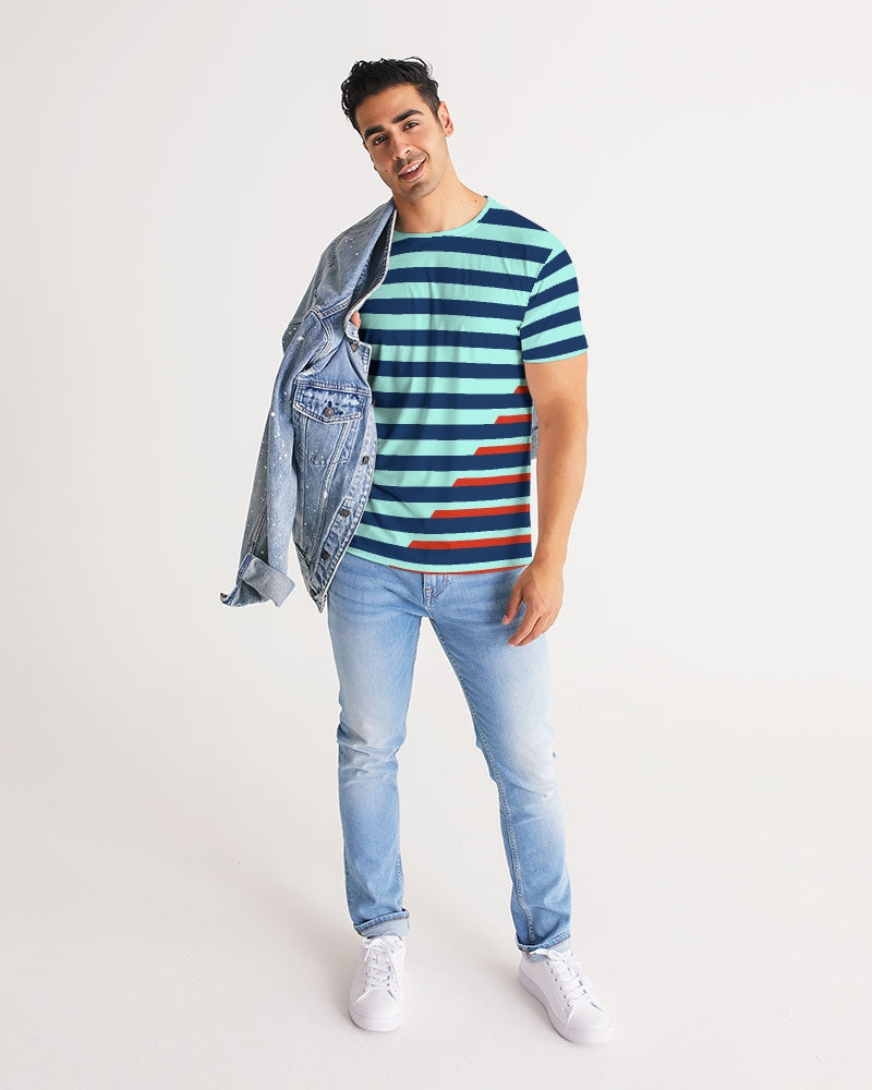 Geo Aqua Men's Tee