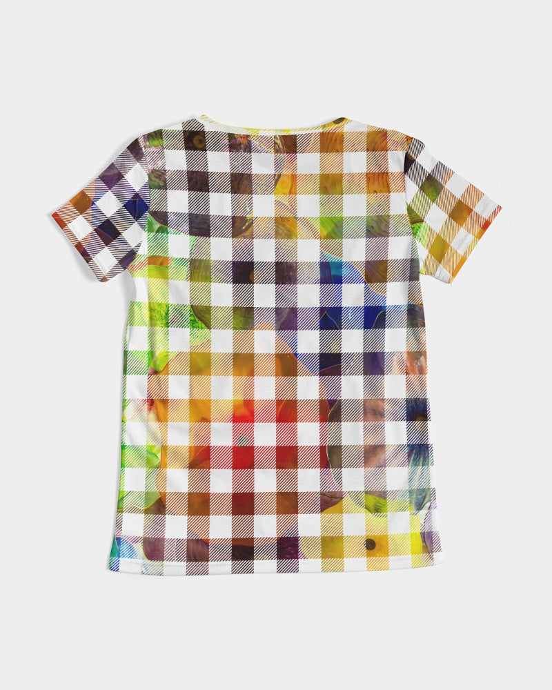 Fantasy Check Women's V-Neck Tee