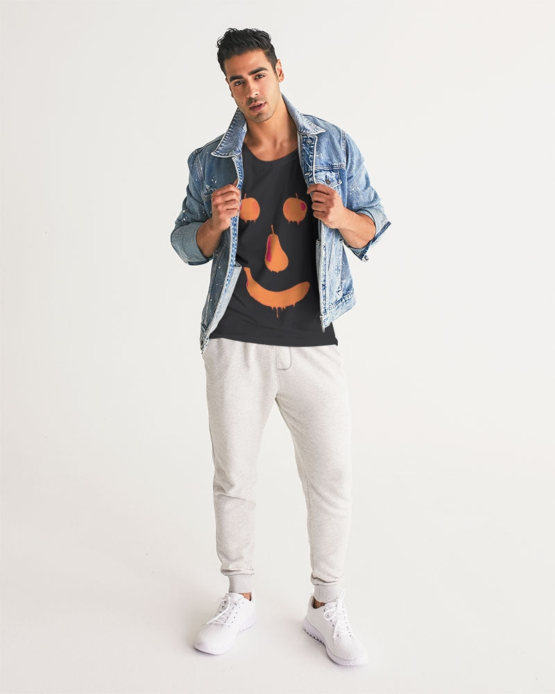 Fruit Face Grey Men's Sports Tank