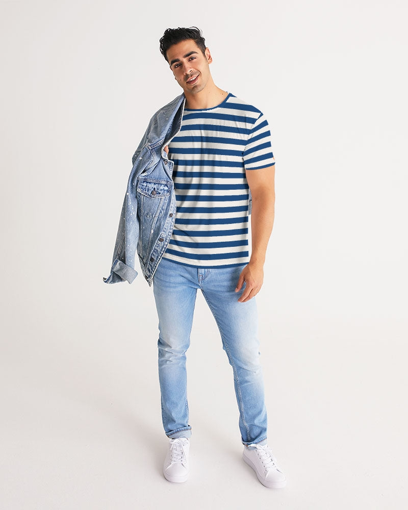 Classic Vluxe Navy Stripe Men's Tee