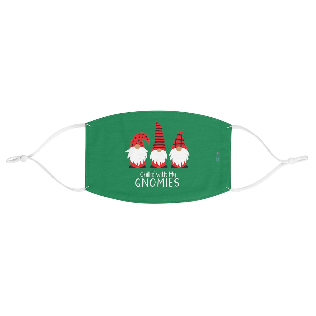 Gnomies Green Double Layer Fabric Face Mask from Vluxe by Lucky Nahum