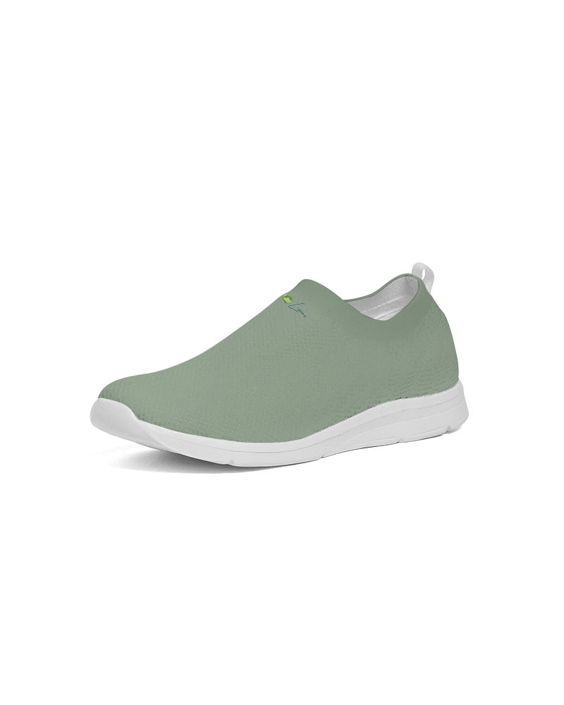 Signature Lucky Lime Sage Women's Slip-On Flyknit Shoe