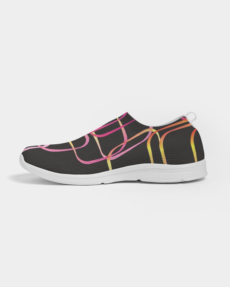 Palm Springs Soft Black Women's Slip-On Flyknit Shoe