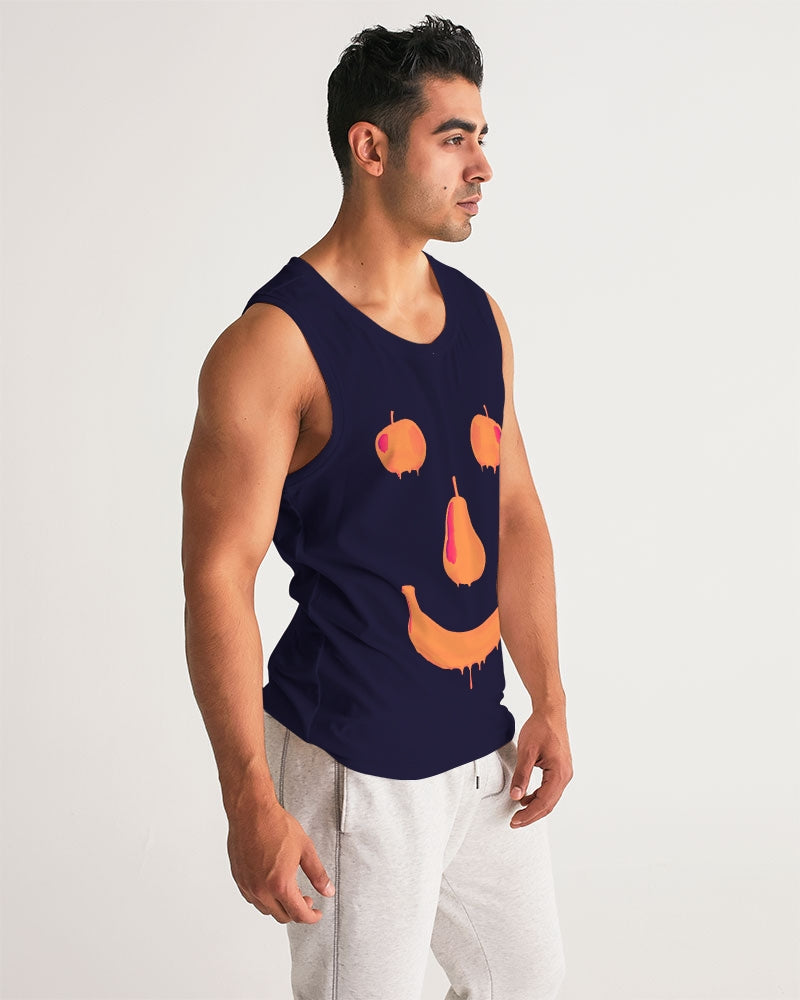 Fruit Face Navy Men's Sports Tank