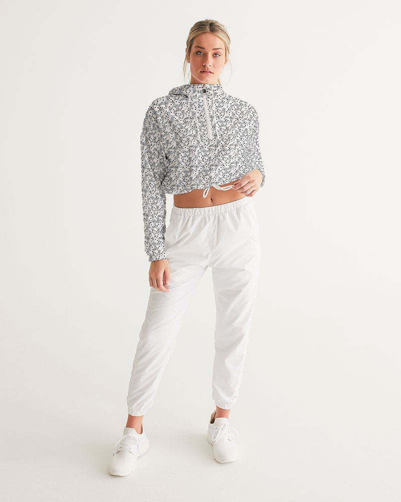 Roll The Dice Women's Cropped Windbreaker | Always Get Lucky
