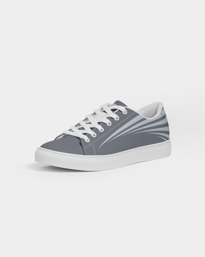 Solid State Of Mind Gray Men's Faux-Leather Sneaker