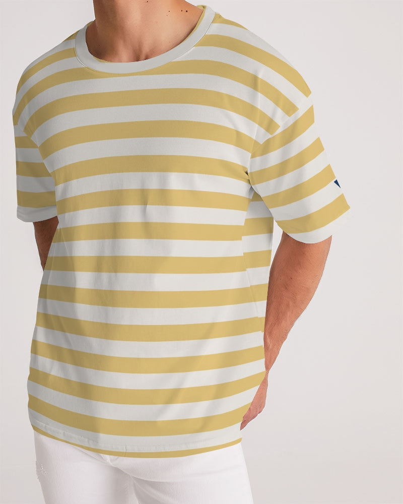 Classic Vluxe Yellow Stripe Men's Premium Heavyweight Tee