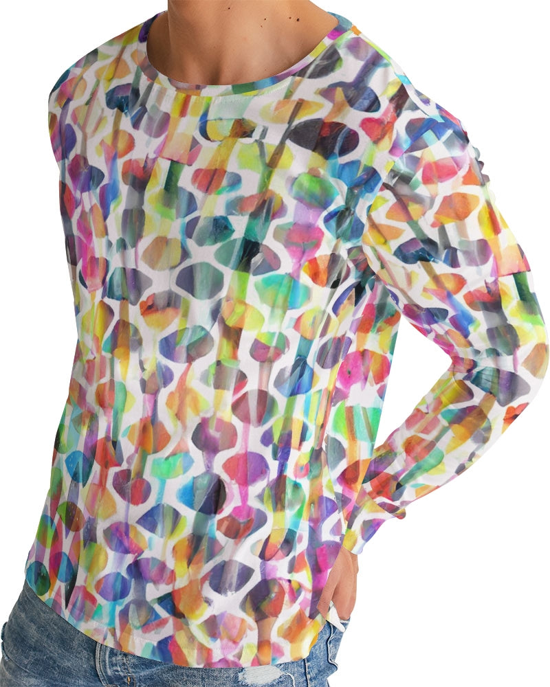 Vieste Men's All-Over Print Long Sleeve Tee